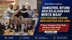 Dansatrol Bitung Akui Kelalaian dan Minta Maaf atas Polemik Ucapan Menyudutkan Suku Jawa! Reza: Kami Tuangkan Cinta Pada Institusi Lewat Kritik, Bukan Penjilatan
